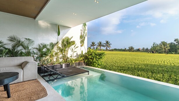 Unclassified image, 1 of 24, button - Azure 2BR Villa in Ubud Rice Field views (Ubud)