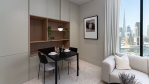 House - Trendy Studio w Burj Khalifa View (Dubai)