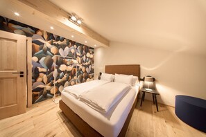 2 bedrooms, bed sheets - 03 Michl, 85 sqm, 2 bedrooms, balcony, sauna, tiled stove (Schleching)
