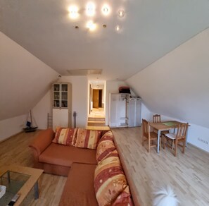 Televisión, reproductor de DVD, libros