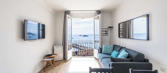 Charming Appt - 1BD/4P- sea view - Antibes Centre