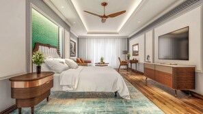 Chambre Double Majestueuse (Grand Luxury Room - King) | Vue sur le jardin