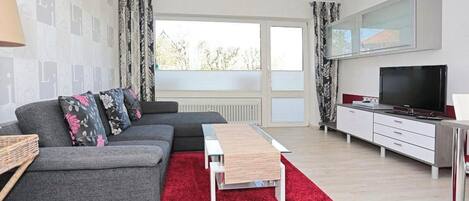 TV, DVD player, stereo
