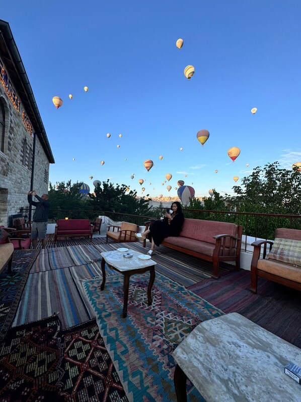 Quarto casal superluxo, vista para o vale | Terraço/pátio