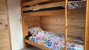 2 chambres, draps fournis