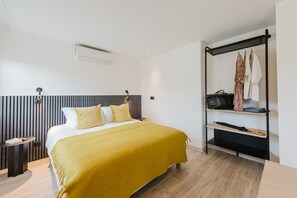 1 slaapkamer, een bureau, een strijkplank/strijkijzer, gratis wifi