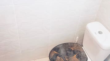 Deluxe Apartment, City View | Bathroom | Shower, free toiletries, slippers, towels