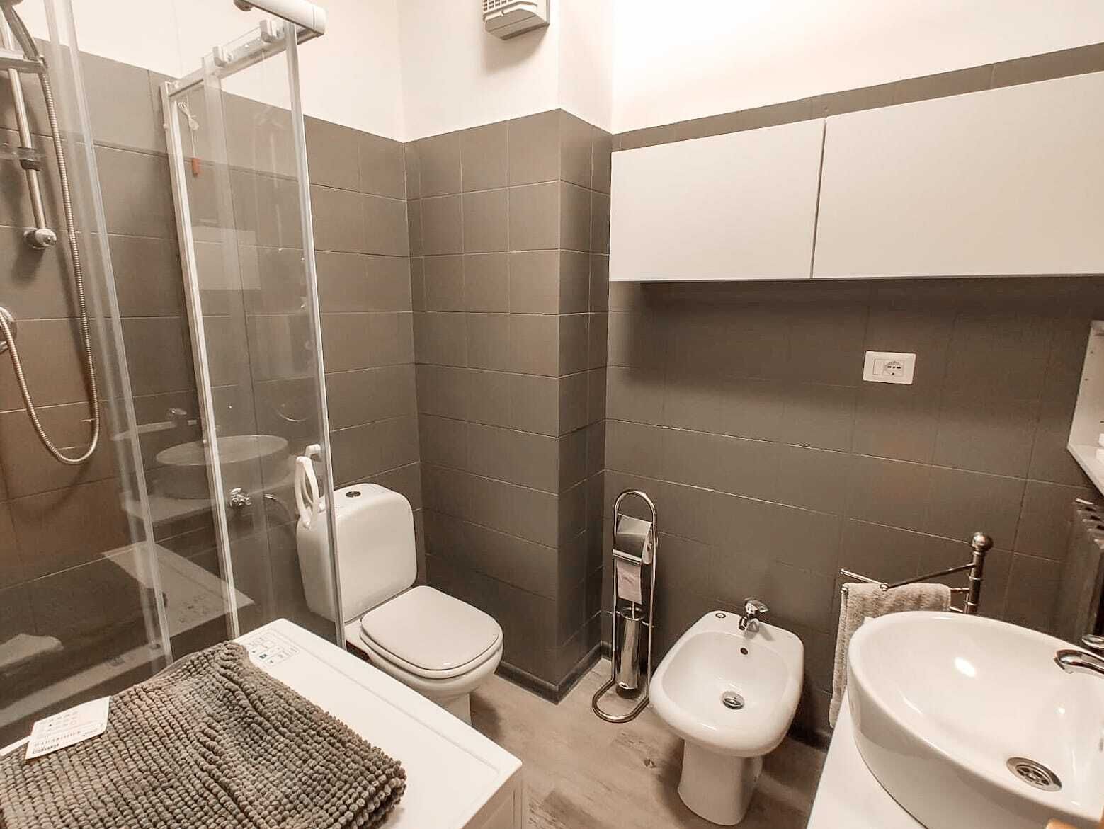 Hårtørrer, bidet, håndklæder, Sæbe