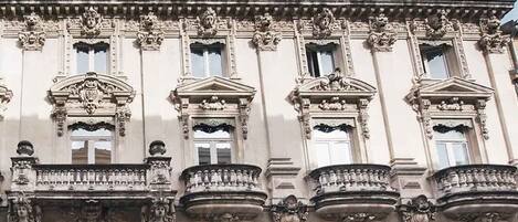 Fachada de la propiedad