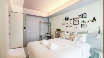 Dobbeltrom – deluxe | Lydisolert, strykejern/-brett og wi-fi (inkludert)