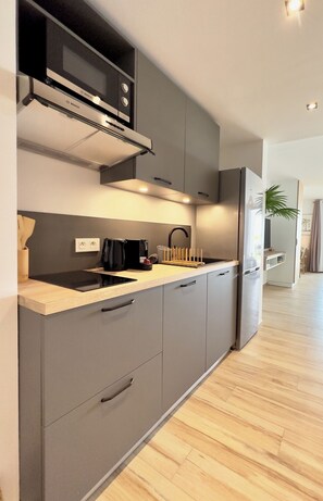 Private kitchen - Studio Eleven Alamanda Beach beachfront (Saint Martin)