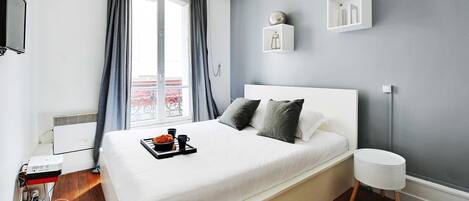 Lägenhet | 1 sovrum, strykjärn/strykbräda och sängkläder