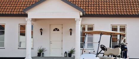 Overnatningsstedets facade