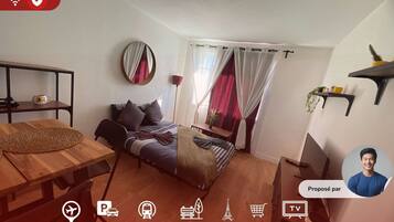 1 bedroom, desk, iron/ironing board, WiFi