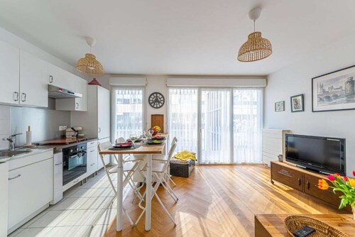 Découvrez le Korrigan de Massy, un charmant appartement au sein d'une résidence de standing