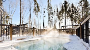 Una piscina riscaldata