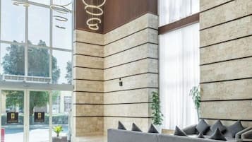 Sala de estar en el lobby