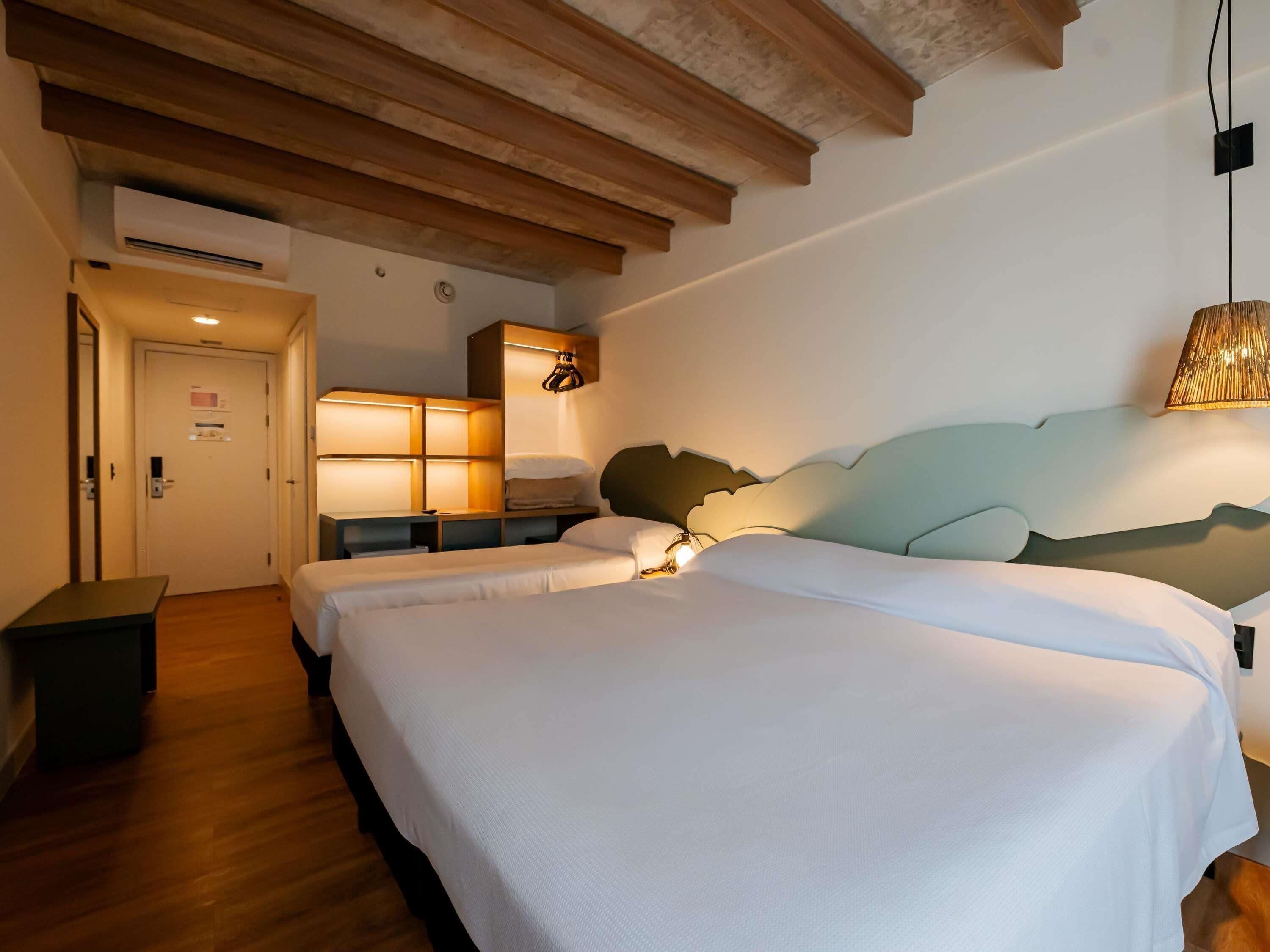 标准房, 多张床 | 迷你吧、免费 WiFi