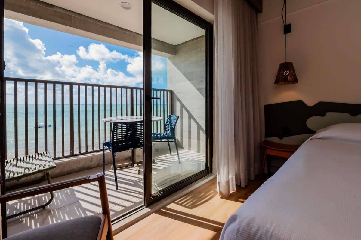 Camera Standard, 1 letto matrimoniale, balcone, vista mare | Minibar, Wi-Fi gratuito