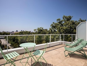 Suite, 1 tweepersoonsbed, terras