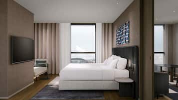 1 bedroom, blackout curtains, soundproofing, free WiFi