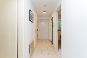 Premium Apartment, 1 Bedroom, Partial Sea View | Living area