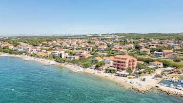 Beach nearby, white sand