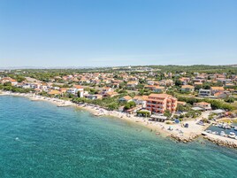 Beach nearby, white sand