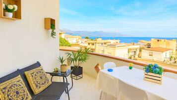 Apartment, Partial Sea View | Terrace/patio