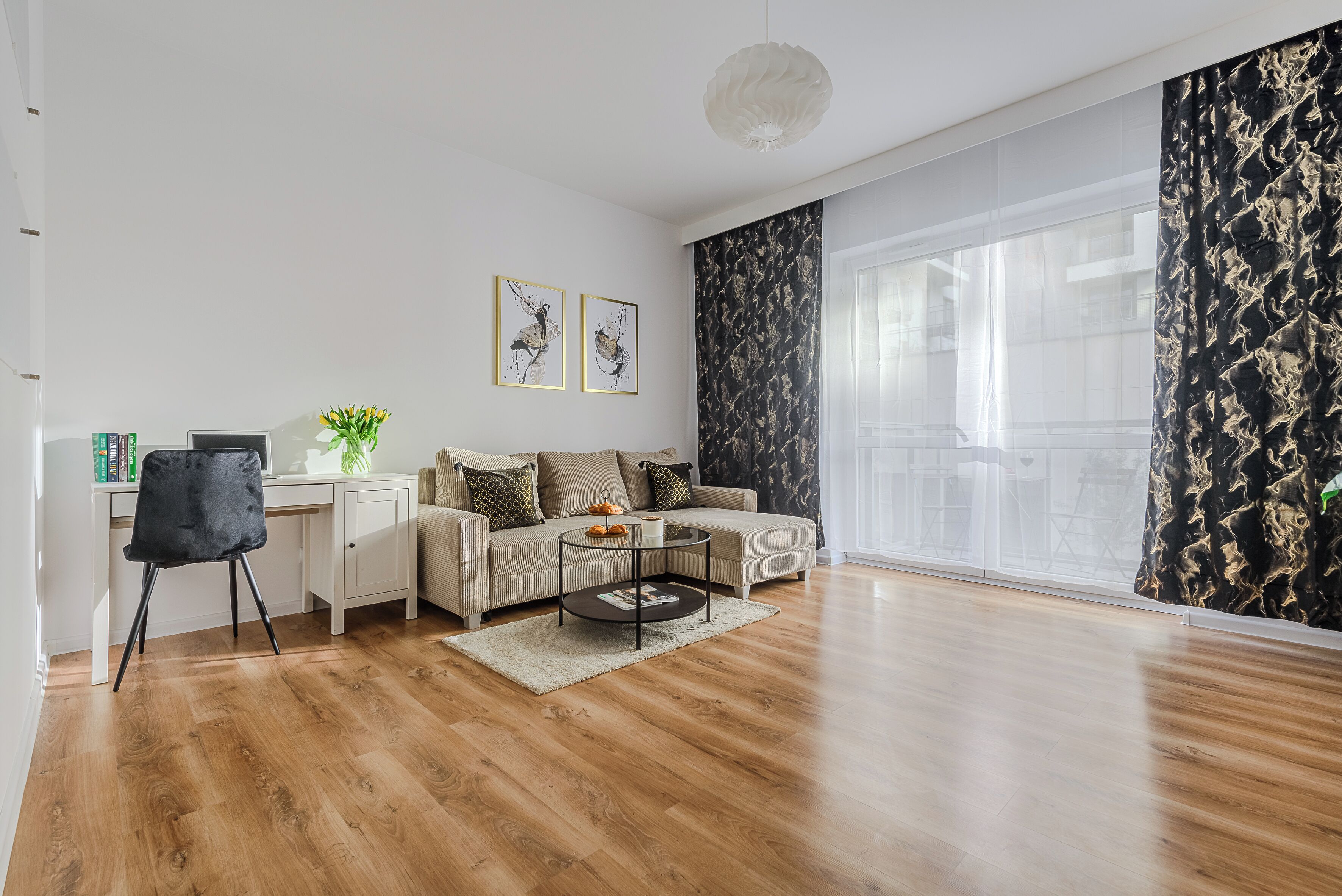 Comfort Apartment, Courtyard View | Living area | 40-inch plasma TV with cable channels