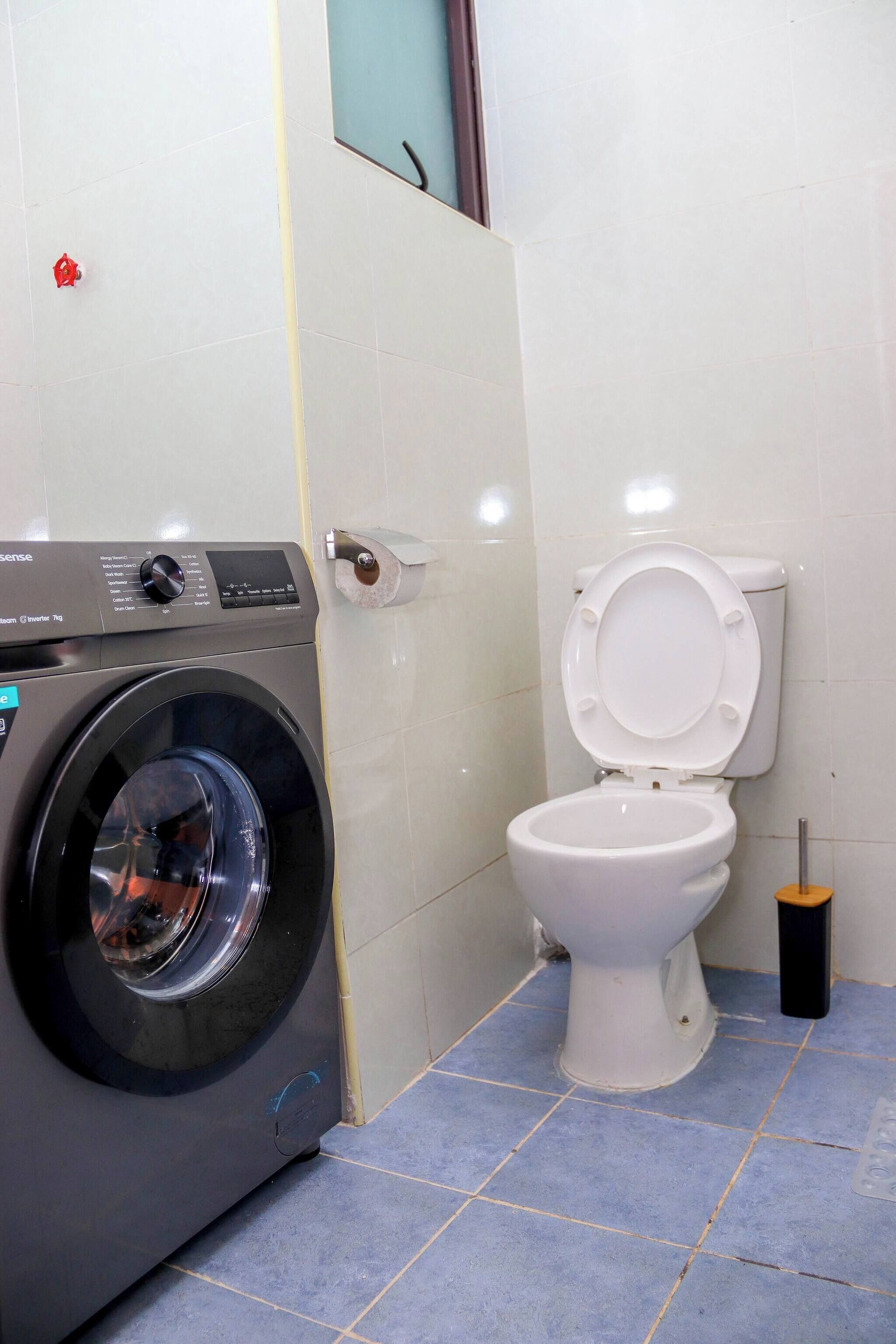 Departamento, 1 habitación, con acceso para personas discapacitadas, vista al jardín | Baño
