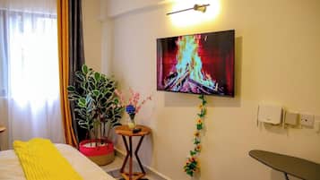 Apartment, 1 Schlafzimmer, barrierefrei, Gartenblick | Zimmerausstattung