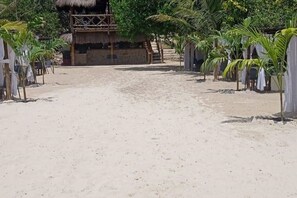 Ligstoelen, strandlakens