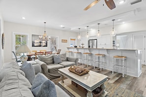 House, Multiple Beds (The Brown Pelican) | Living area - The Brown Pelican (Panama City Beach)