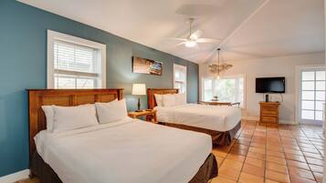 1 室のベッドルーム、WiFi (無料)、ベッドシーツ