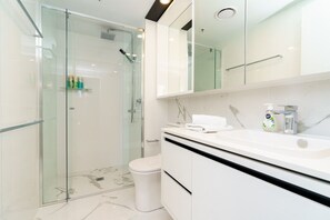 Hair dryer, towels
