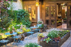 Terrace/patio - Big Tree Guesthouse (Lijiang)