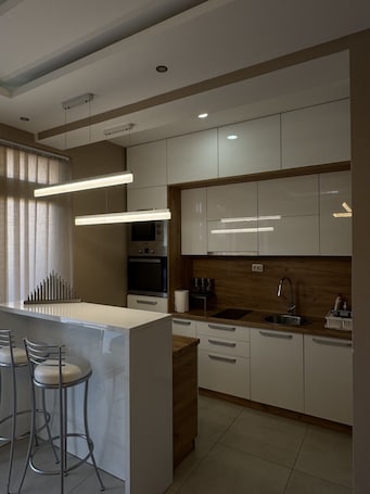 Private kitchen. Cozy apartment with WiFi and AC in charming Kruševac