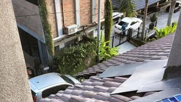 Udsigt fra overnatningsstedet