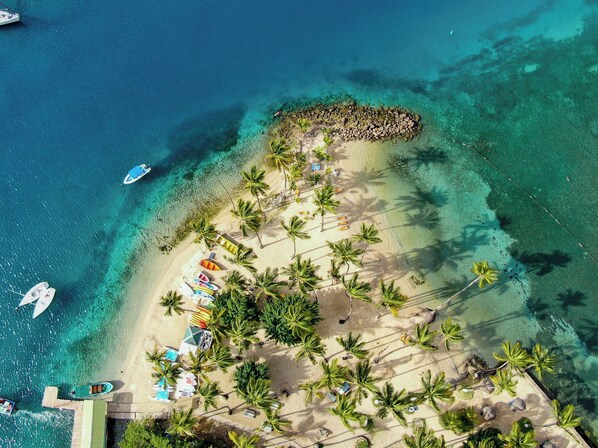 Sun loungers, beach towels