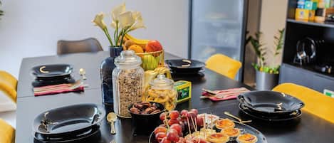 Kontinental frokost er inkludert hver dag