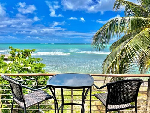 Beachfront villa. Tropical retreat.