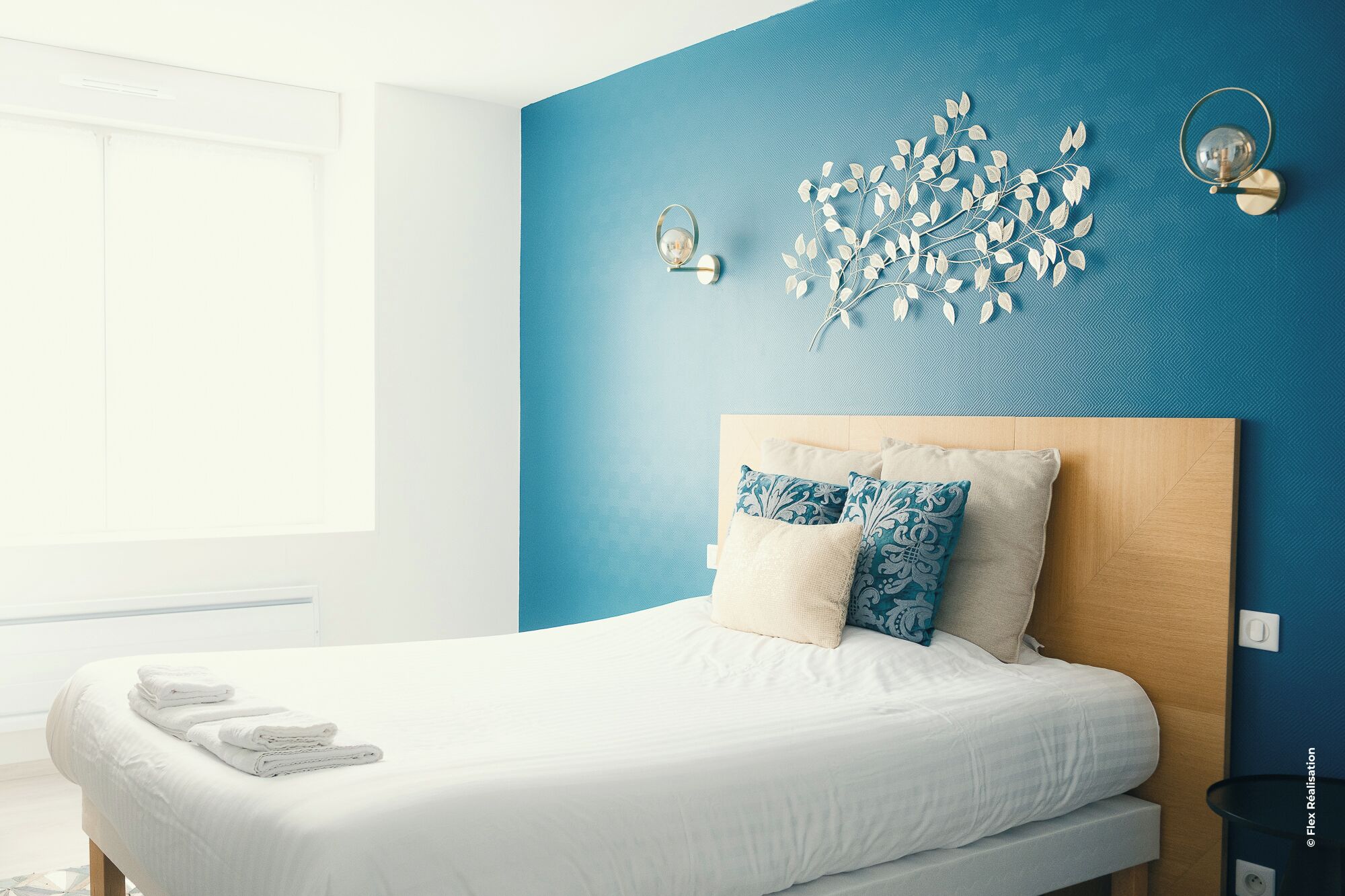 Desk, laptop workspace