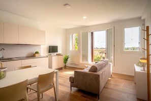 Living area - Barchessa Cappelletto apartment 4P2C1 for 4 persons (Torre di Mosto)