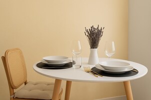 Apartment, Patio | Private kitchen | Fridge, stovetop, cookware/dishes/utensils