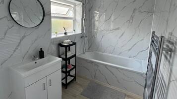 House | Bathroom | Shower, hair dryer, towels