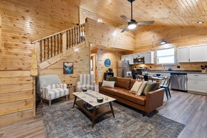 Smart TV, fireplace, table football