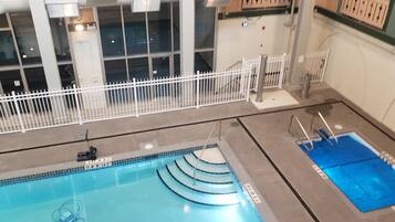 Indoor pool, a heated pool