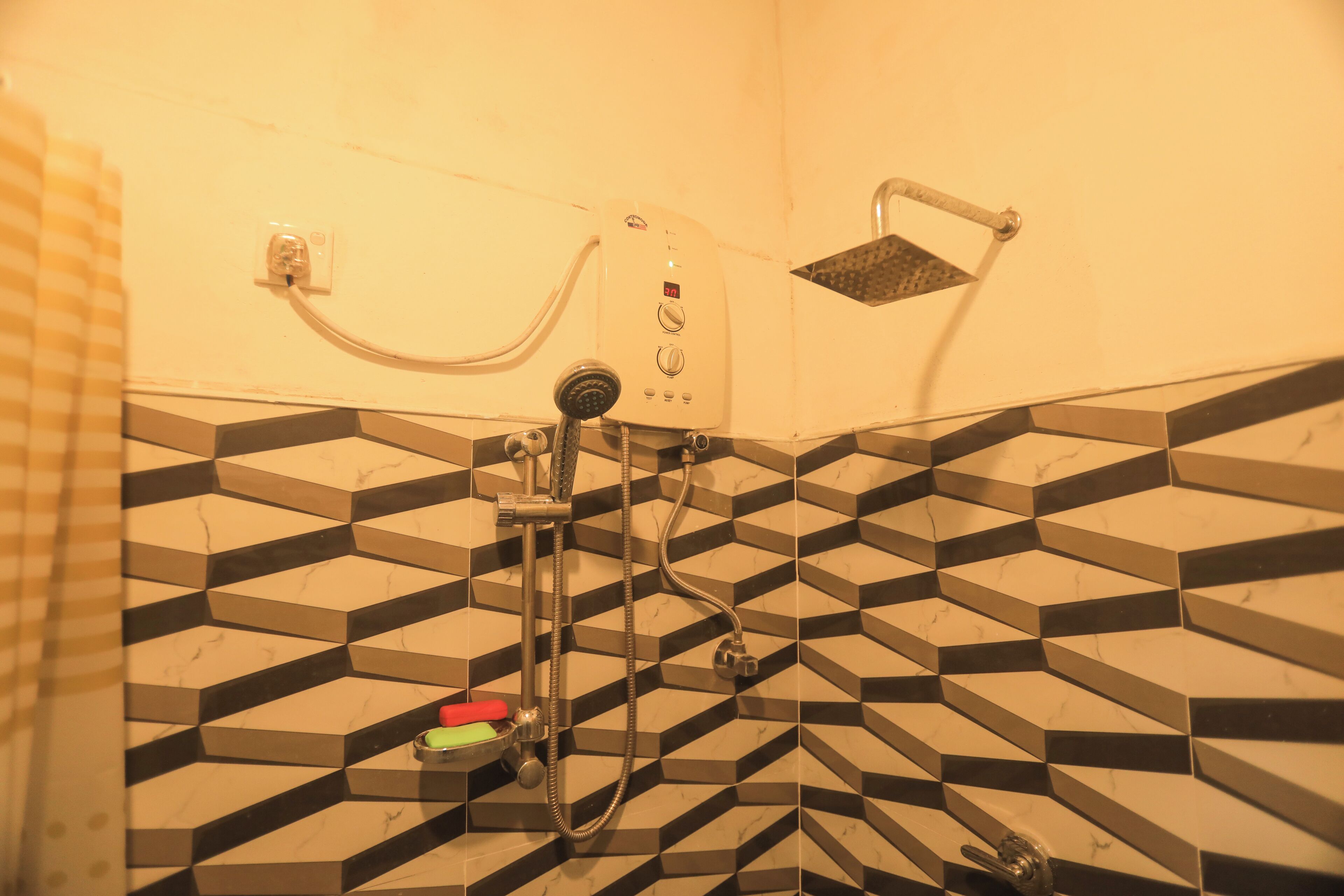 Family Room, Garden View | Bathroom | Shower, soap, shampoo, toilet paper