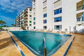 Una piscina riscaldata